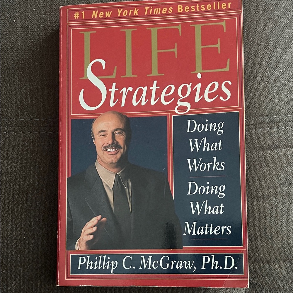 Life Strategies by Phillip C. McGraw, Ph.D. - Red and Black Cover